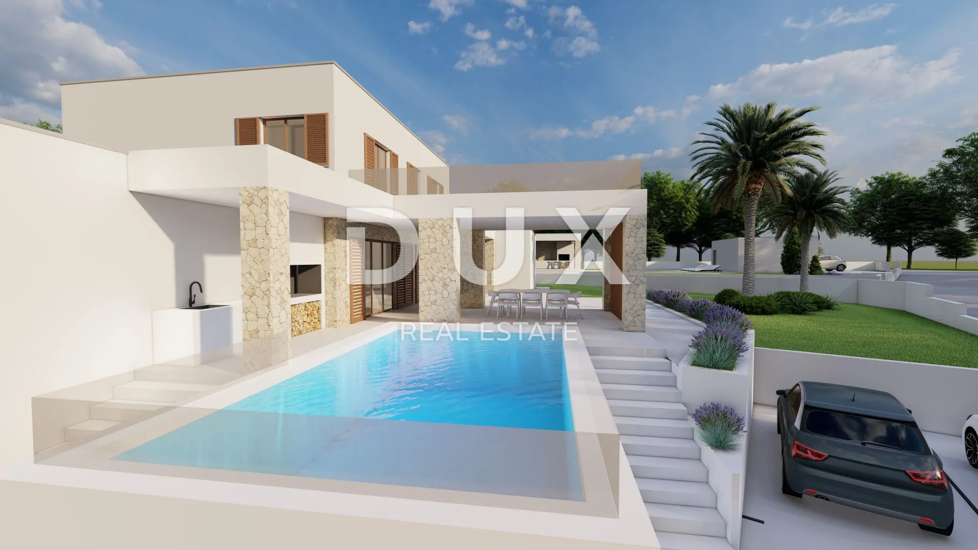 zadar, vir - moderna vila s bazenom! novogradnja! a - slika 1