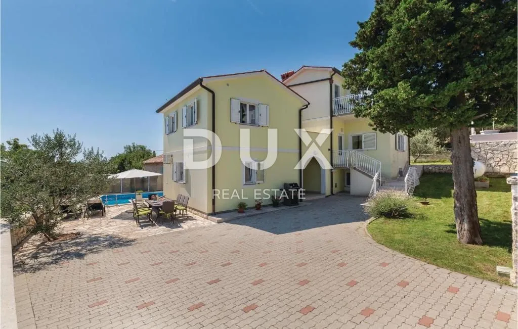 istra, rabac - kuća za odmor s bazenom i pogledom na more - slika 3