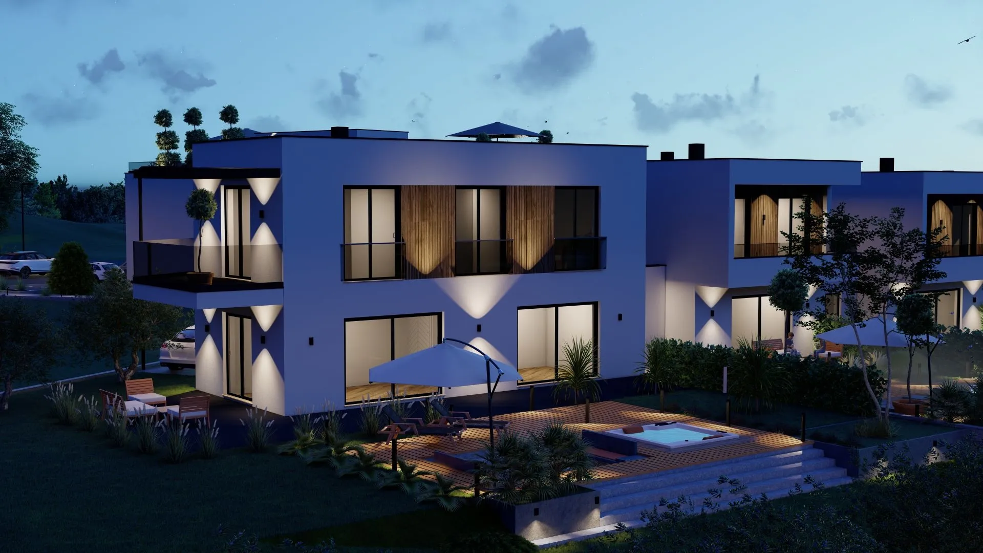 istra, poreč - lux vila sa vrtom i pogledom na more - slika 19