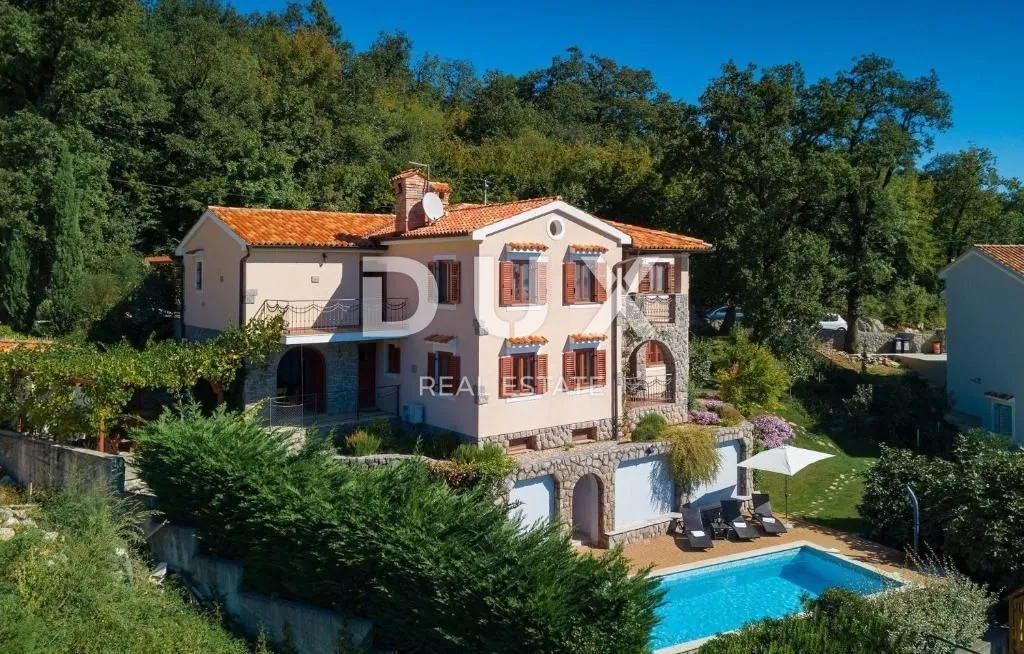 OPATIJA, IČIĆI, FALALELIĆI - vila s bazenom, saunom i prekrasnim pogledom na more - Veprinac, Opatija