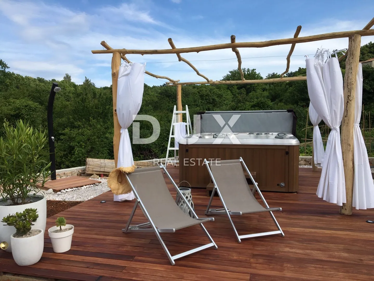 otok krk, dobrinj - rustikalna kuća s jacuzzijem - slika 35