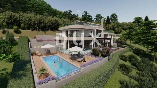 mošćenička draga - vila u izgradnji s prekrasnim pogledom - slika 12