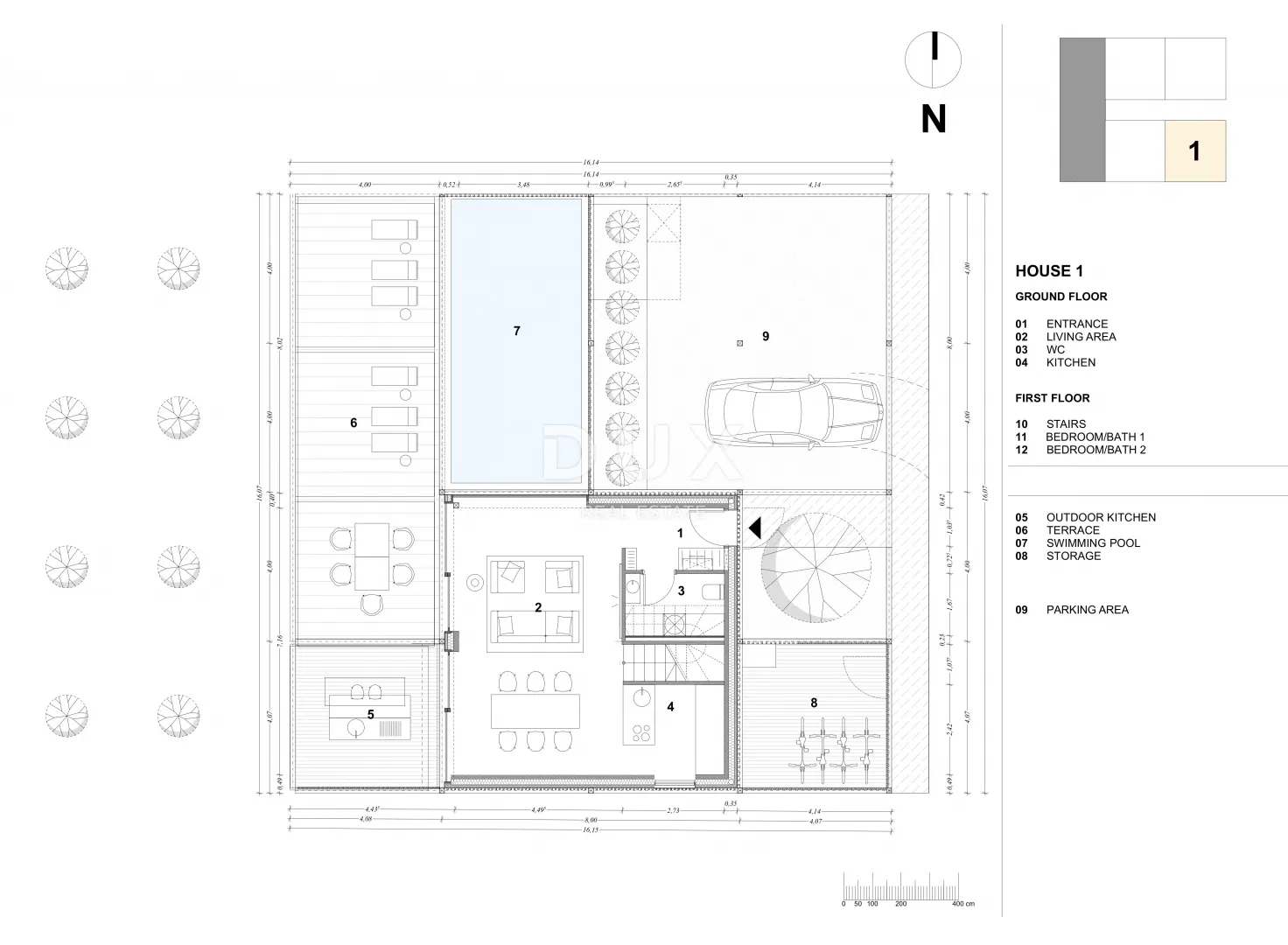 istra, umag - eco vila s pogledom na more - slika 14