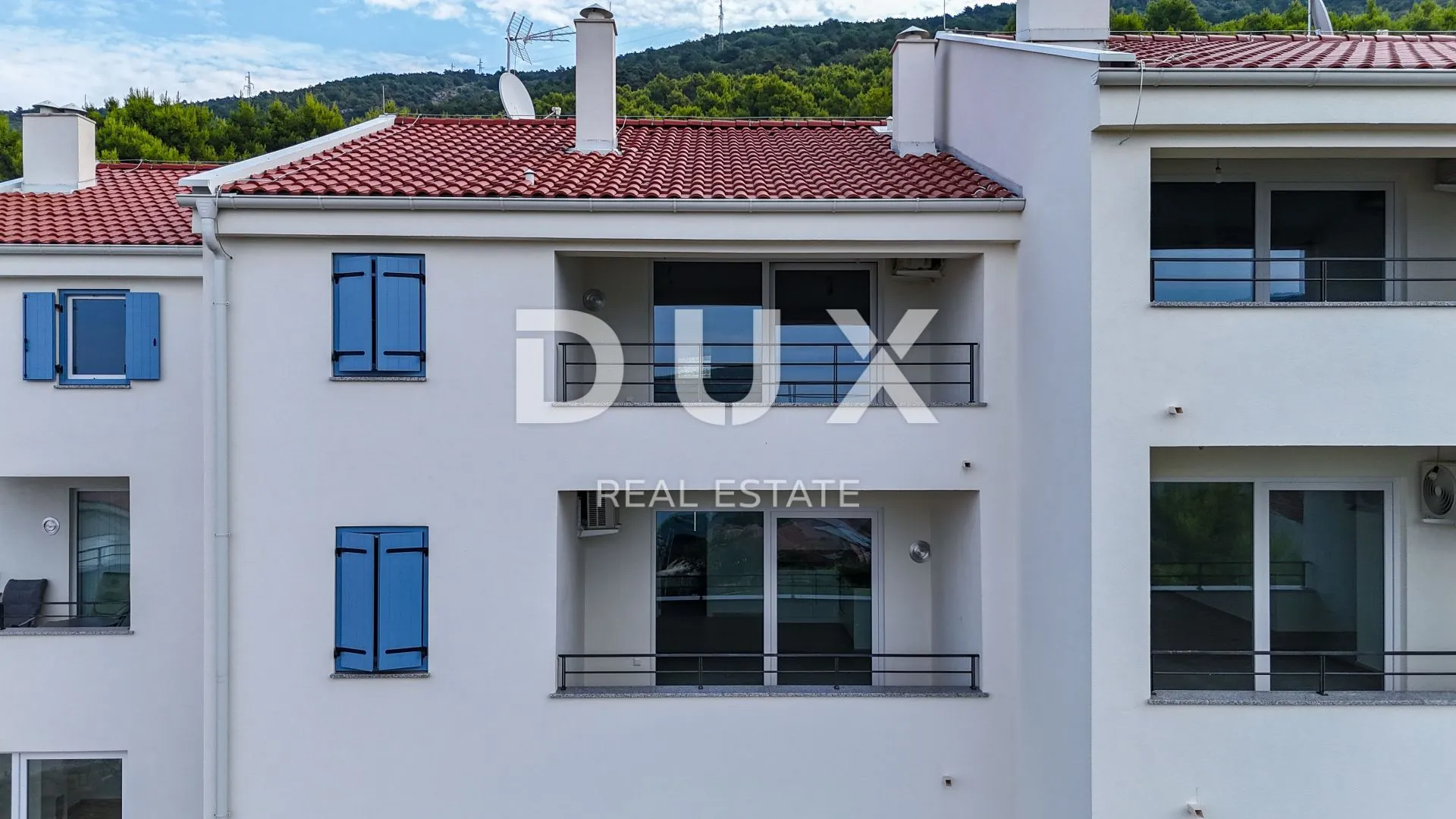 otok cres, cres - stan 3s+db, parking, pogled na more - slika 1