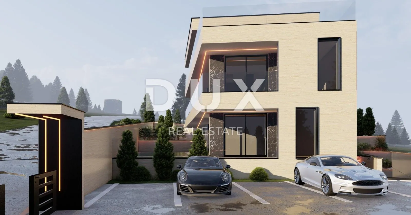 otok krk, vrbnik - građevinsko zemljište s projektom luksuzne zgrade - slika 5