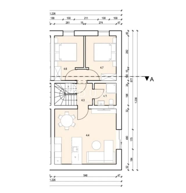 otok krk, malinska - moderan apartman sa velikom okućnicom blizu mora - slika 10