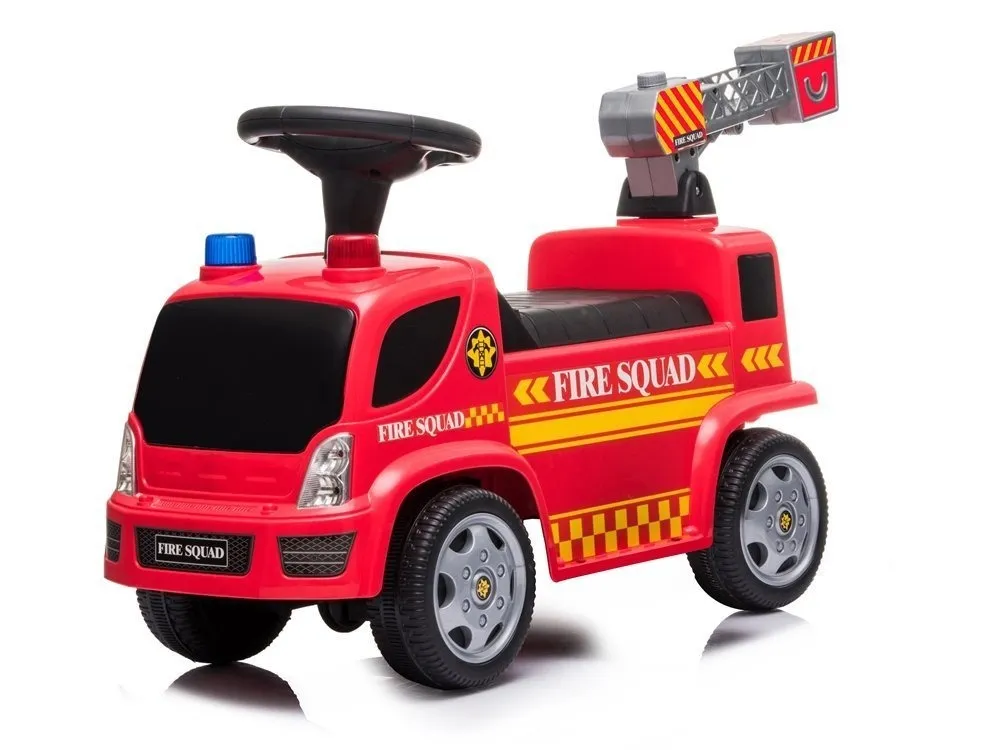 dječja guralica fire brigade - crvena - slika 4
