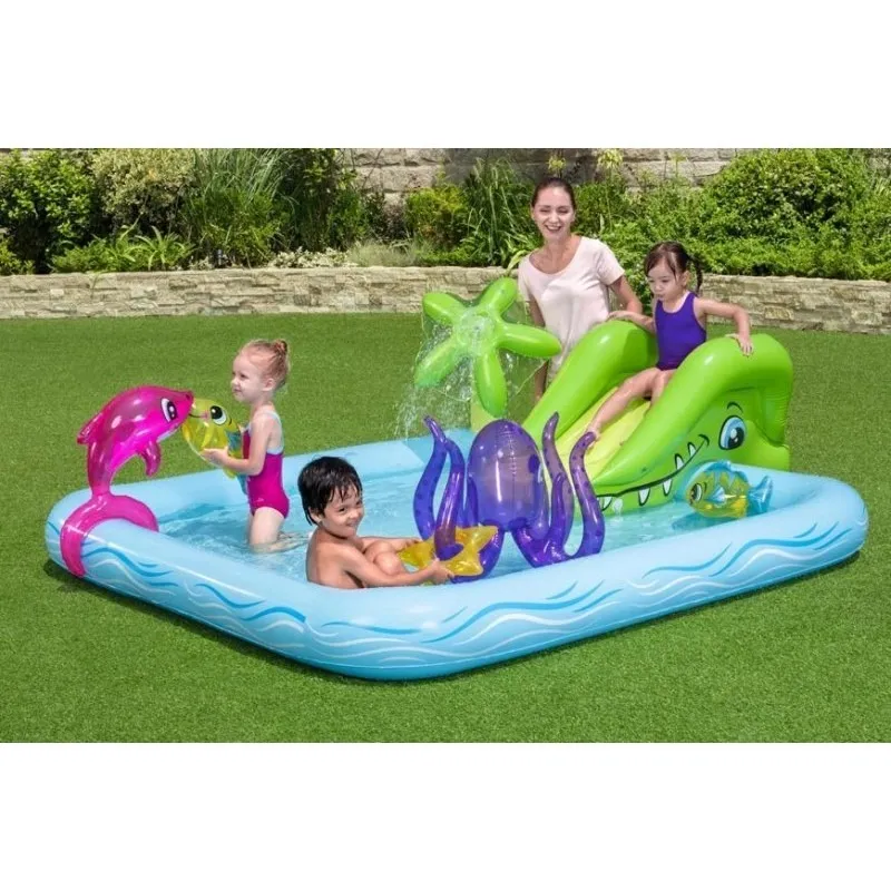 dječji bazen akvarij 239x206cm, 308l - slika 3
