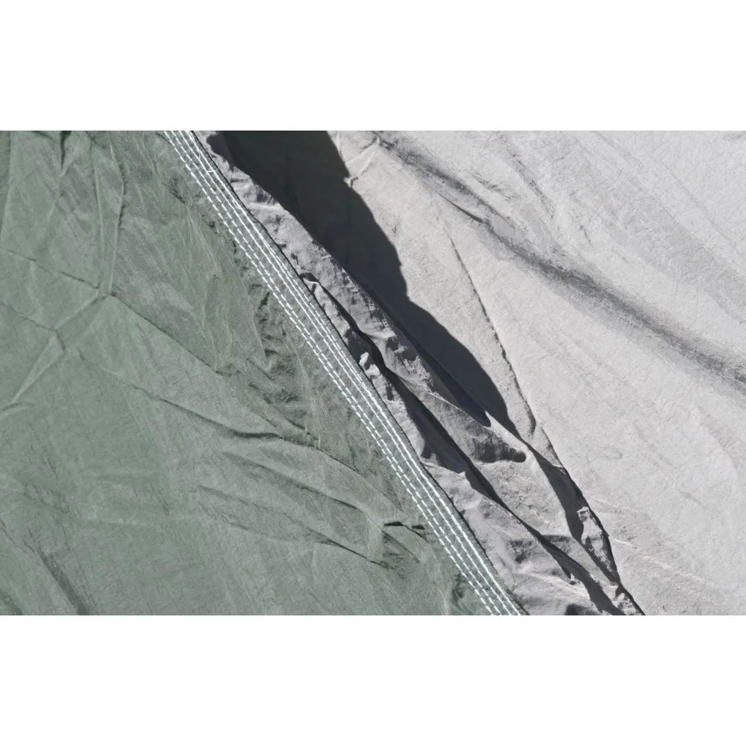viseća ležaljka (hammock) 275x137 cm zeleno-smeđa - slika 4
