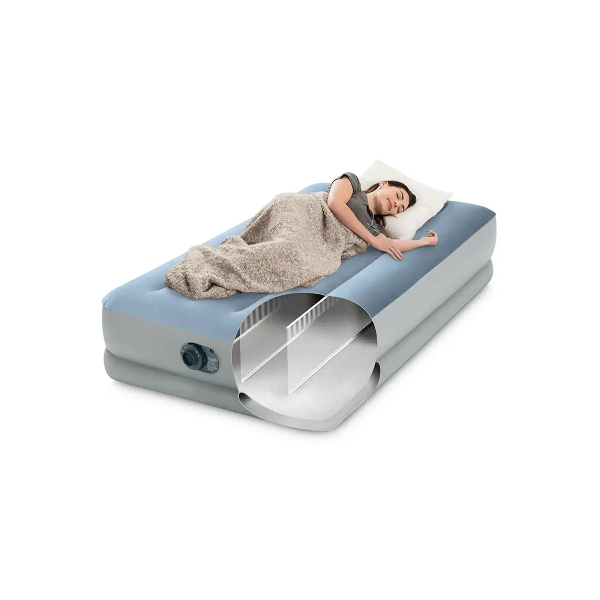 krevet na napuhavanje comfort dura-beam s usb pumpom - slika 2