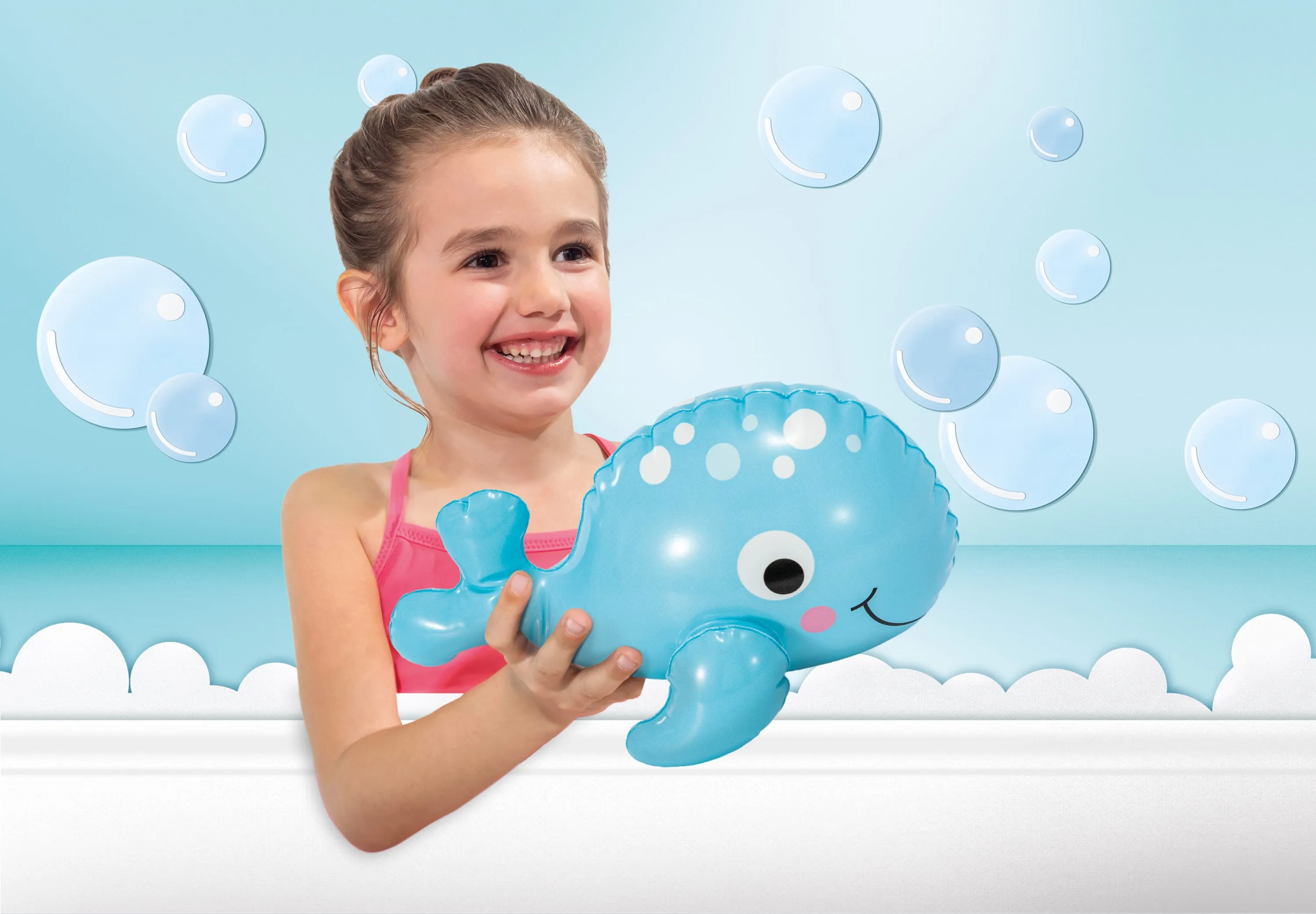 puff 'n play™ vodene igračke na napuhavanje - flamingo: 25 x 23 cm - slika 4