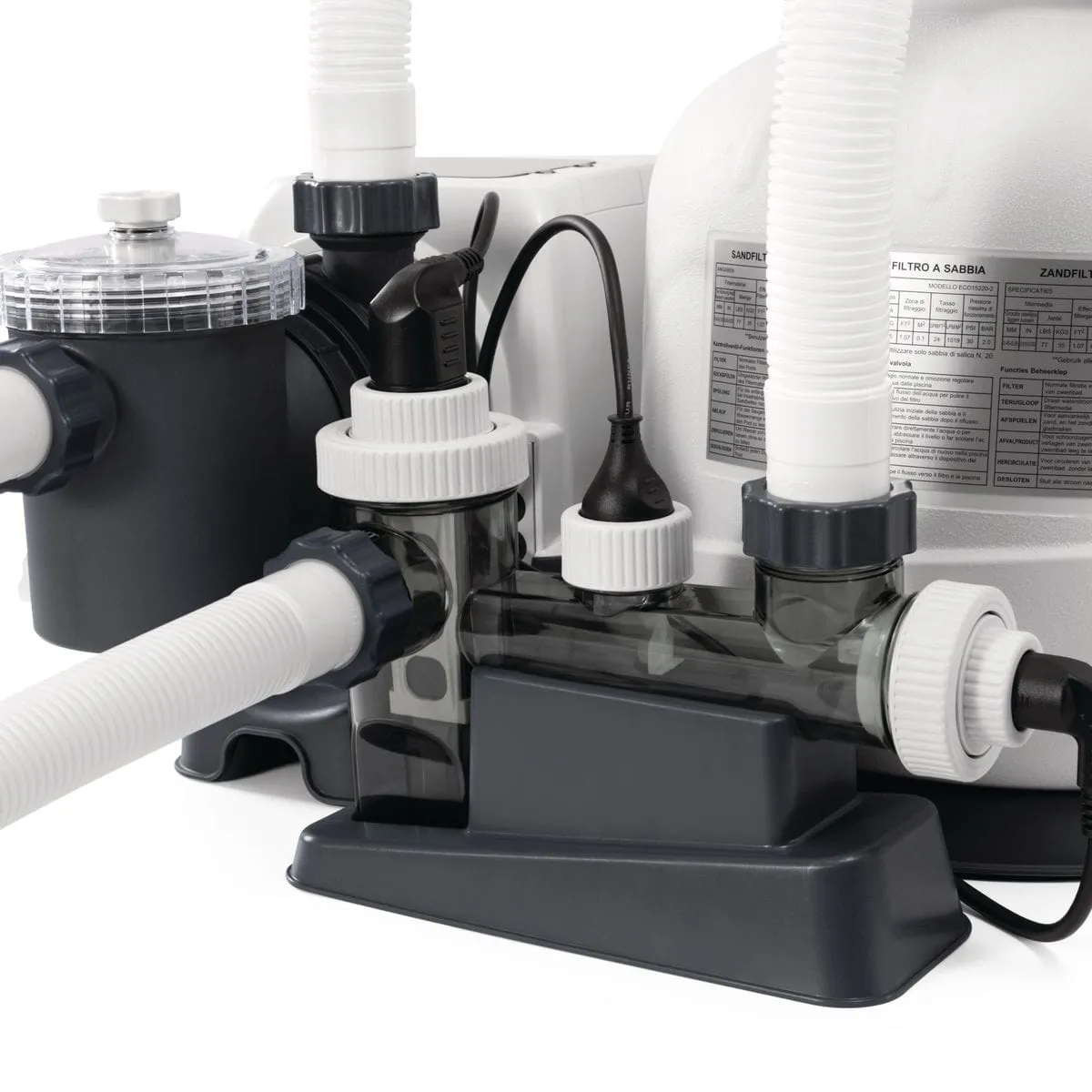 qx2100 pumpa s pješčanim filtrom krystal clear® i sustav slane vode (220 v) - slika 6