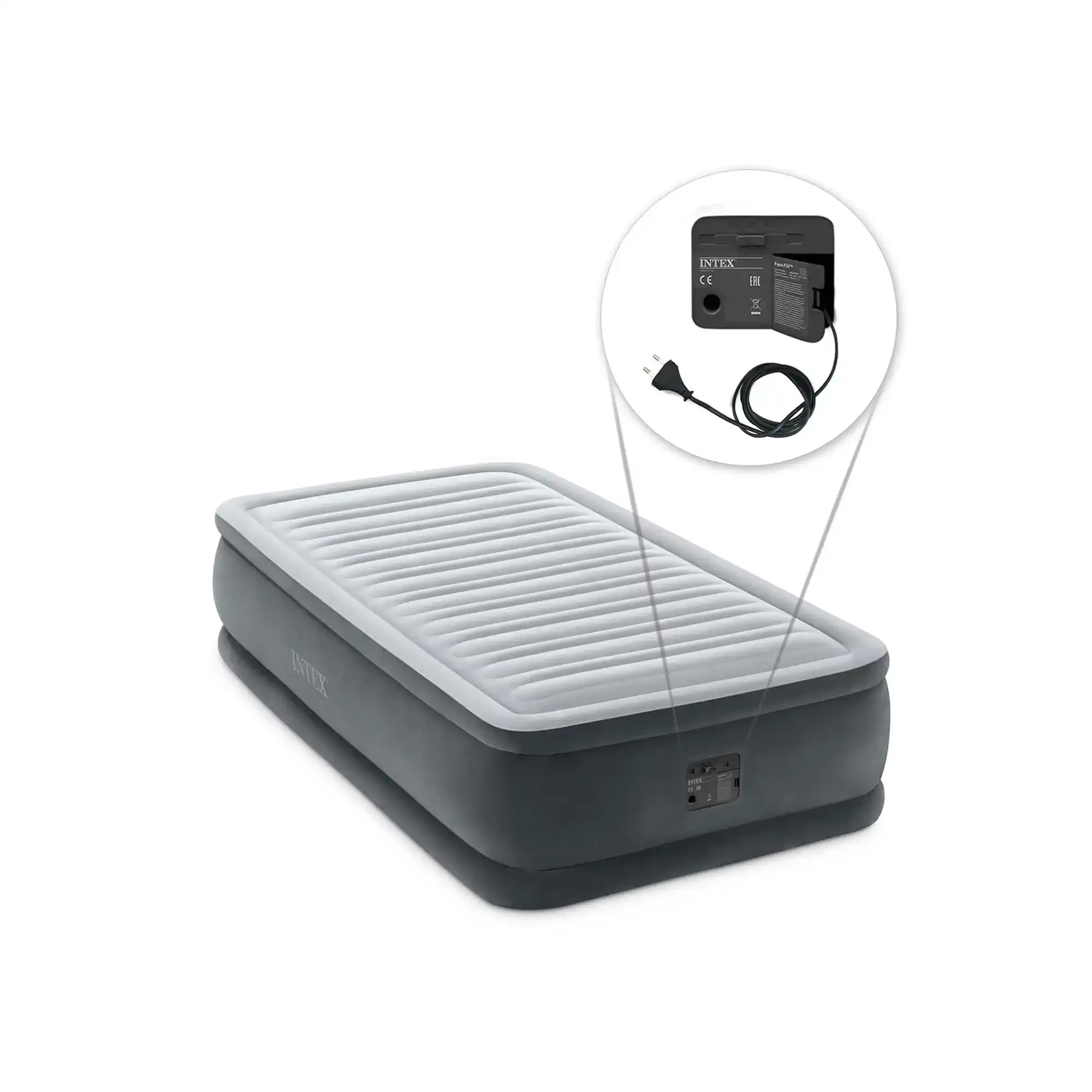 krevet na napuhavanje twin comfort-plush s fiber-tech rp - slika 2