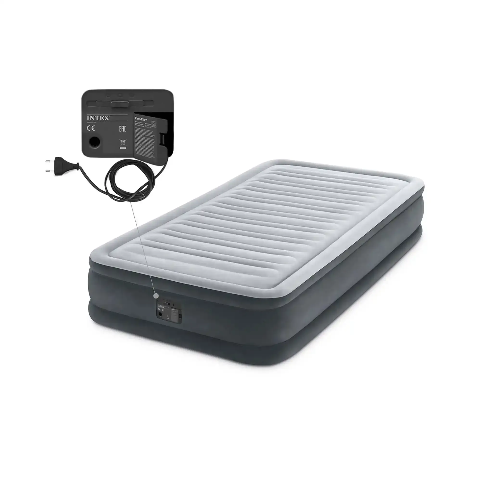 krevet na napuhavanje twin comfort-plush s fiber-tech rp - slika 4