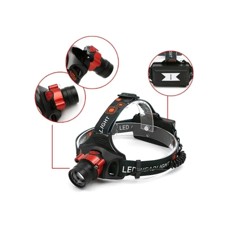 naglavna svjetiljka sa led zoom (180 lm) - slika 4