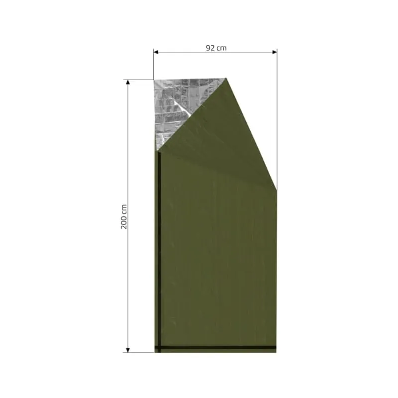 isotermična sos folija zelena 200x92 cm - slika 3