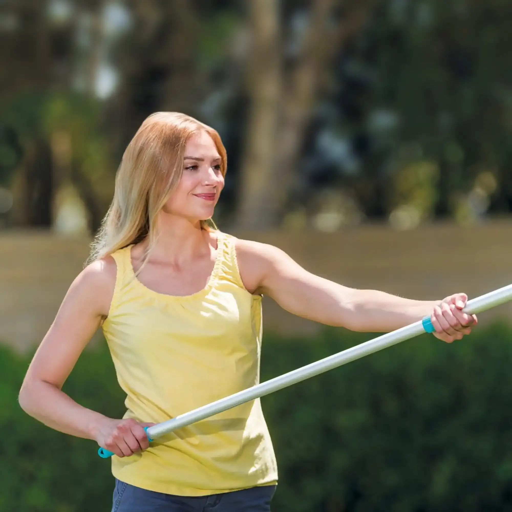 teleskopska aluminijska šipka za bazen 239 cm - slika 2