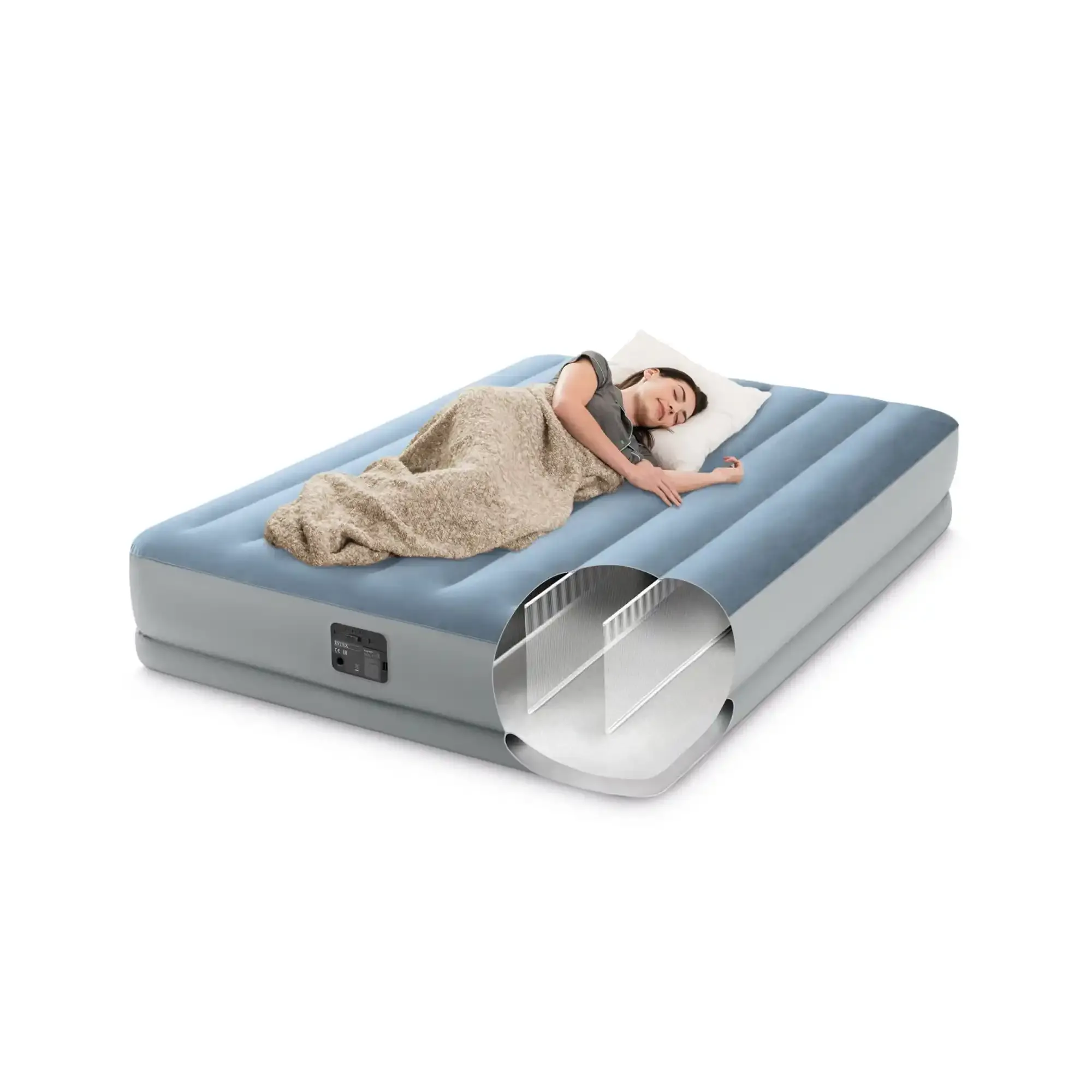 krevet na napuhavanje queen dura-beam comfort s usb pumpom - slika 5