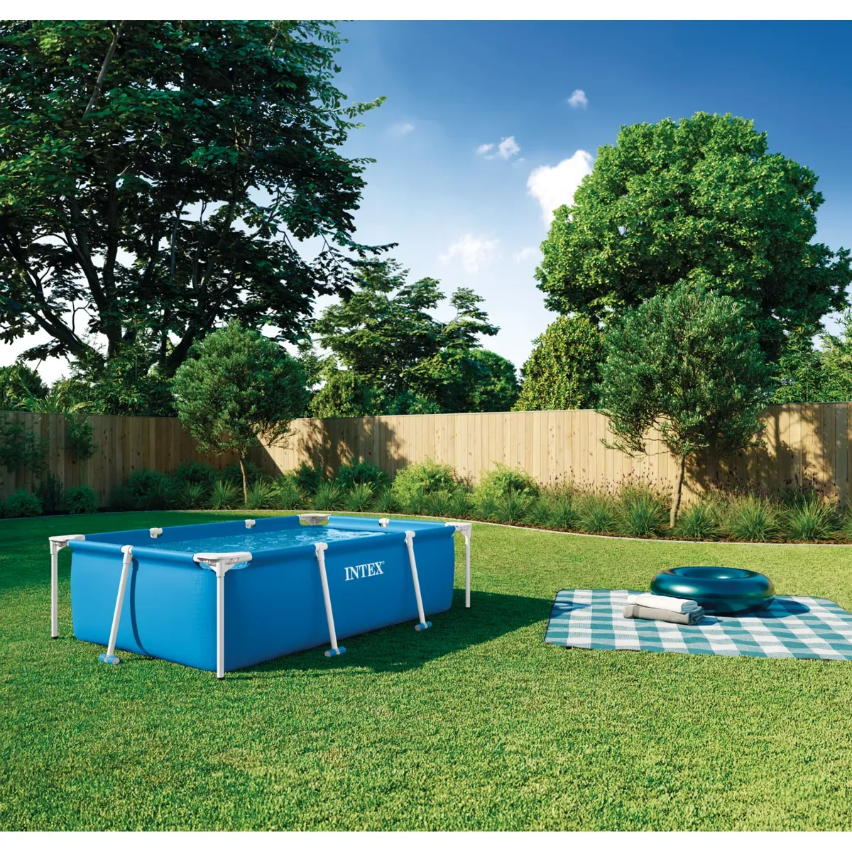 rectangular frame montažni bazen 220 x 150 x 60 cm - slika 2