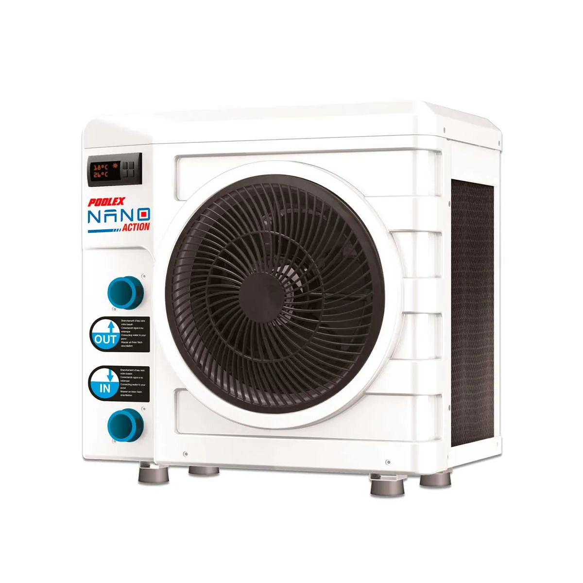 toplinska pumpa nano a3 kw (reverzibilna) - za bazene do 21 m³ - slika 3
