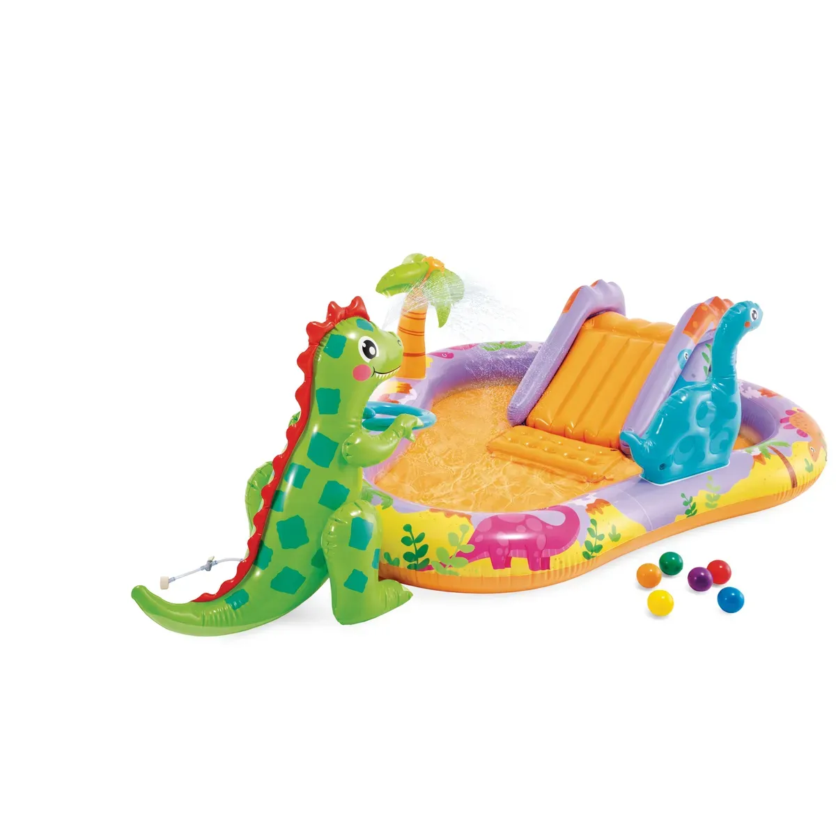 vodeni centar za igru dino park 201x157x69 cm - slika 3