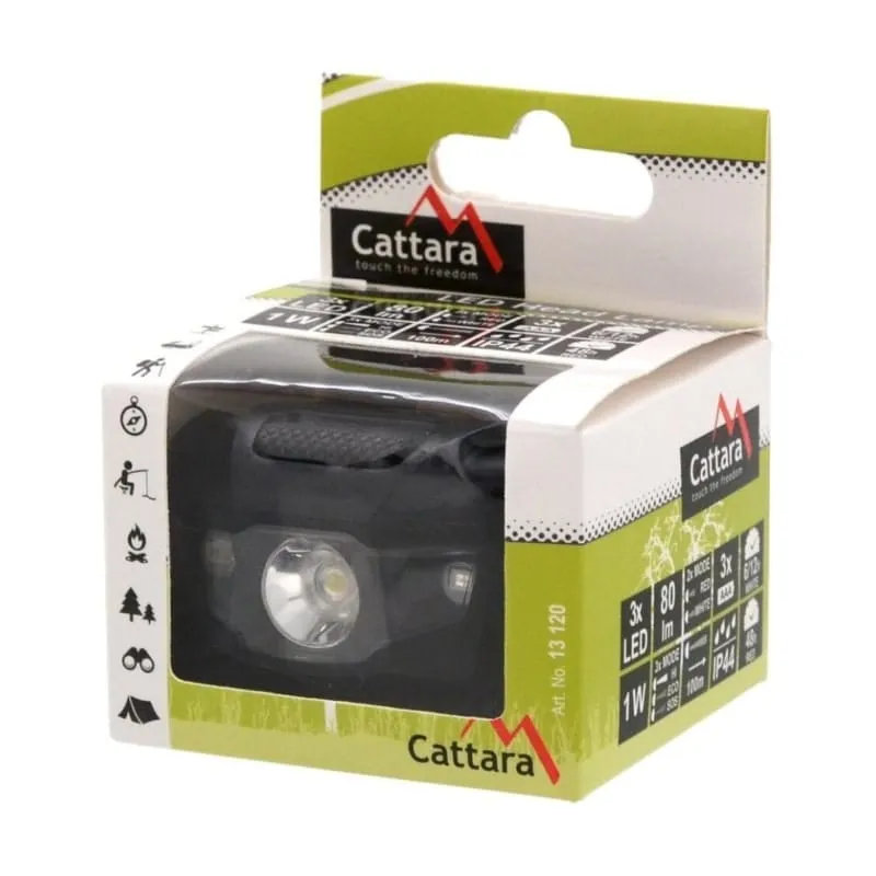 naglavna svjetiljka led crna (80 lm) - slika 6