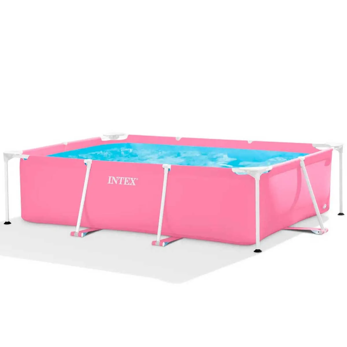 pink rectangular frame bazen 220 x 150 x 60 cm - slika 3