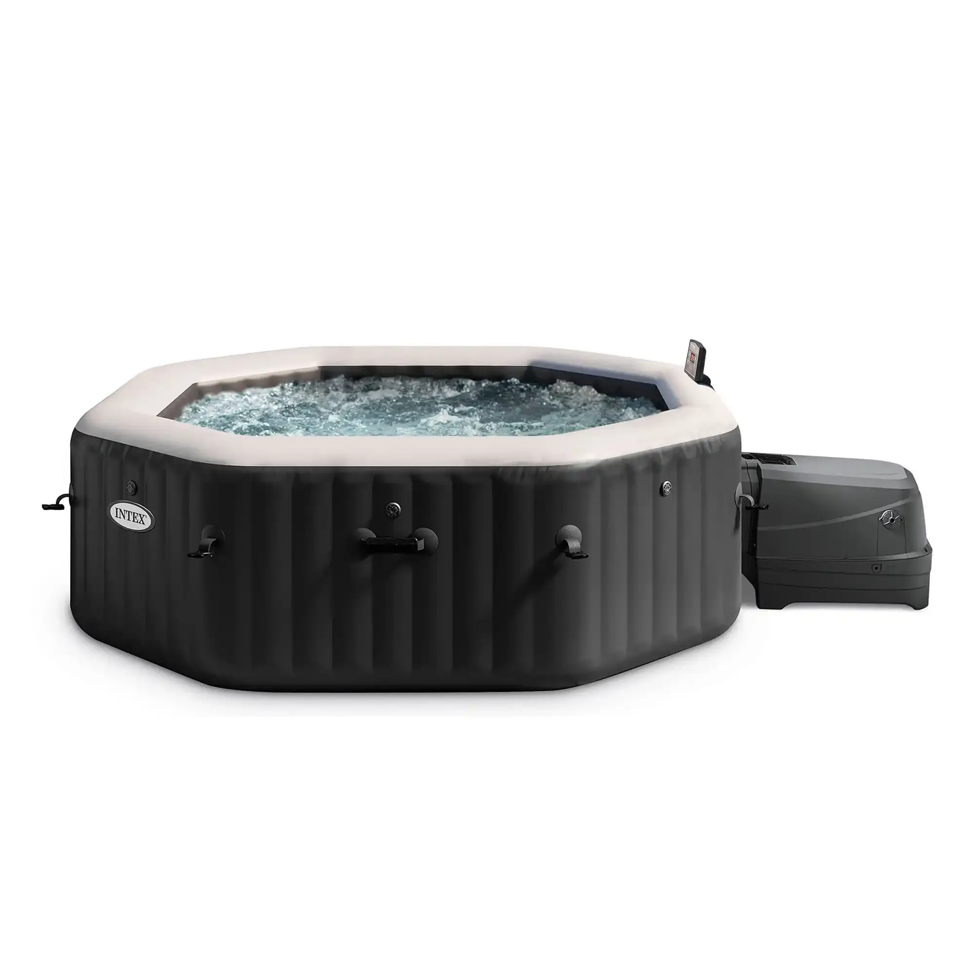 hidromasažni bazen onyx black oktagon bubble spa za 6 osoba - slika 1