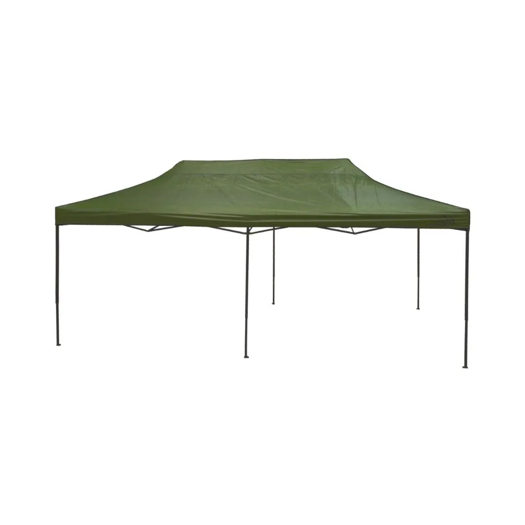 sklopivi paviljon 3x6 m zeleni vodootporan - slika 2