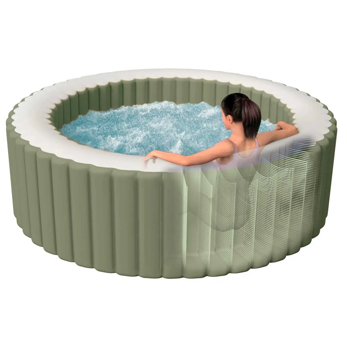 masažni bazen round bubble spa 196 x 71 cm za 4 osobe - slika 4