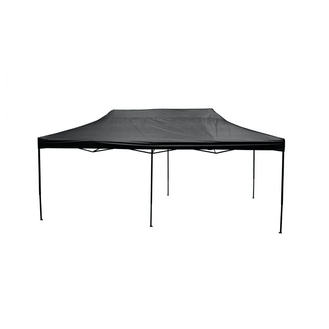 sklopivi paviljon 3x6 m sivi vodootporan - slika 2