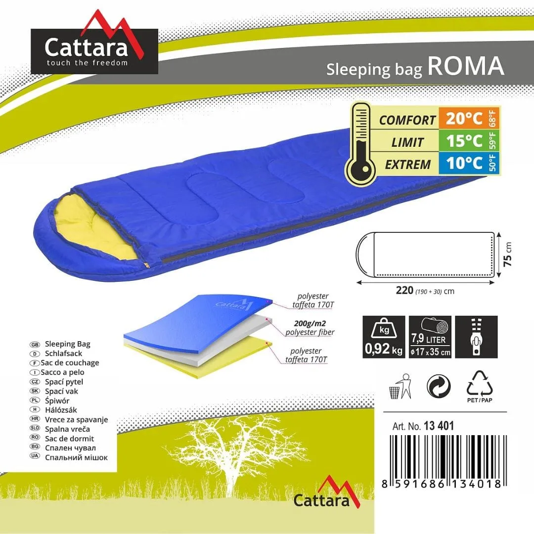 vreća za spavanje roma +10°c - slika 4