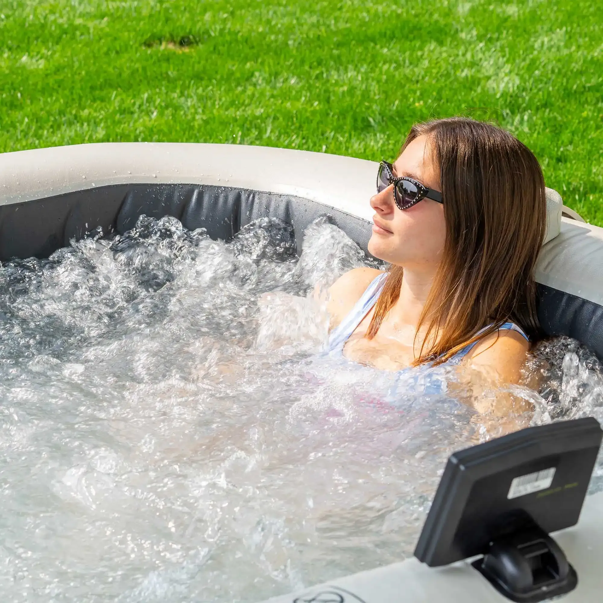 hidromasažni bazen greystone deluxe square bubble spa za 6 osoba - slika 5