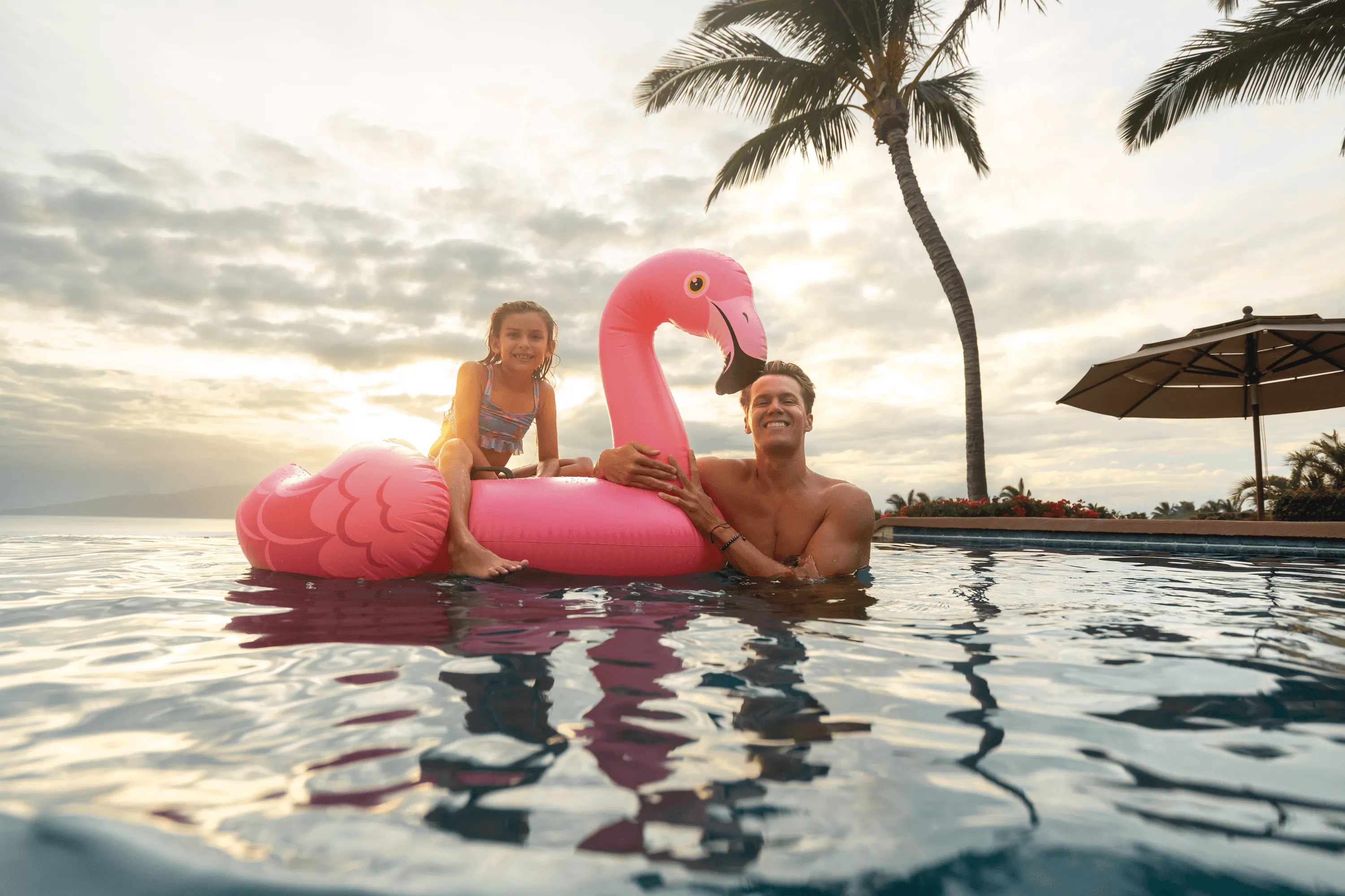 pink flamingo ride-on na napuhavanje - slika 2
