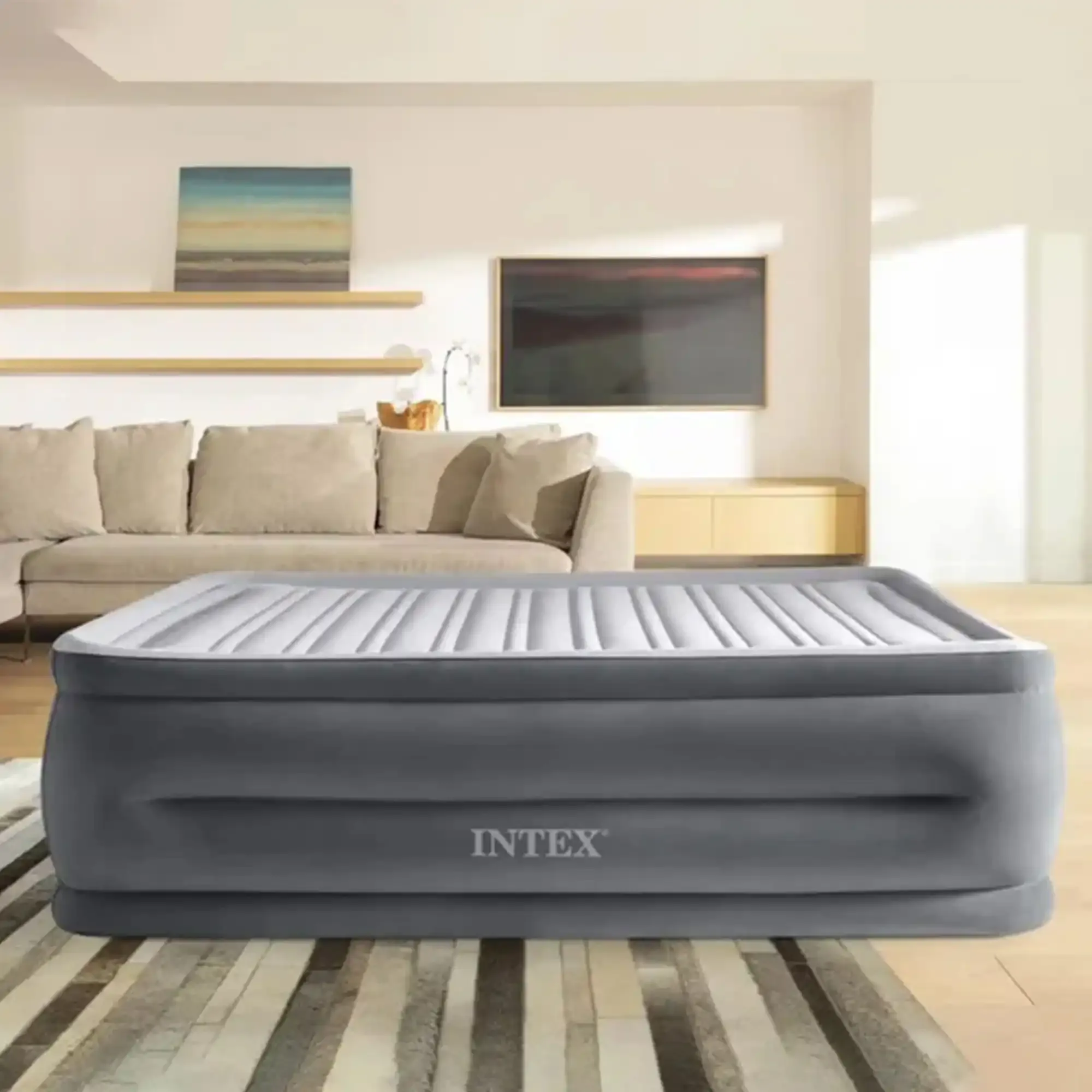 krevet na napuhavanje queen comfort-plush s fiber-tech rp - slika 3