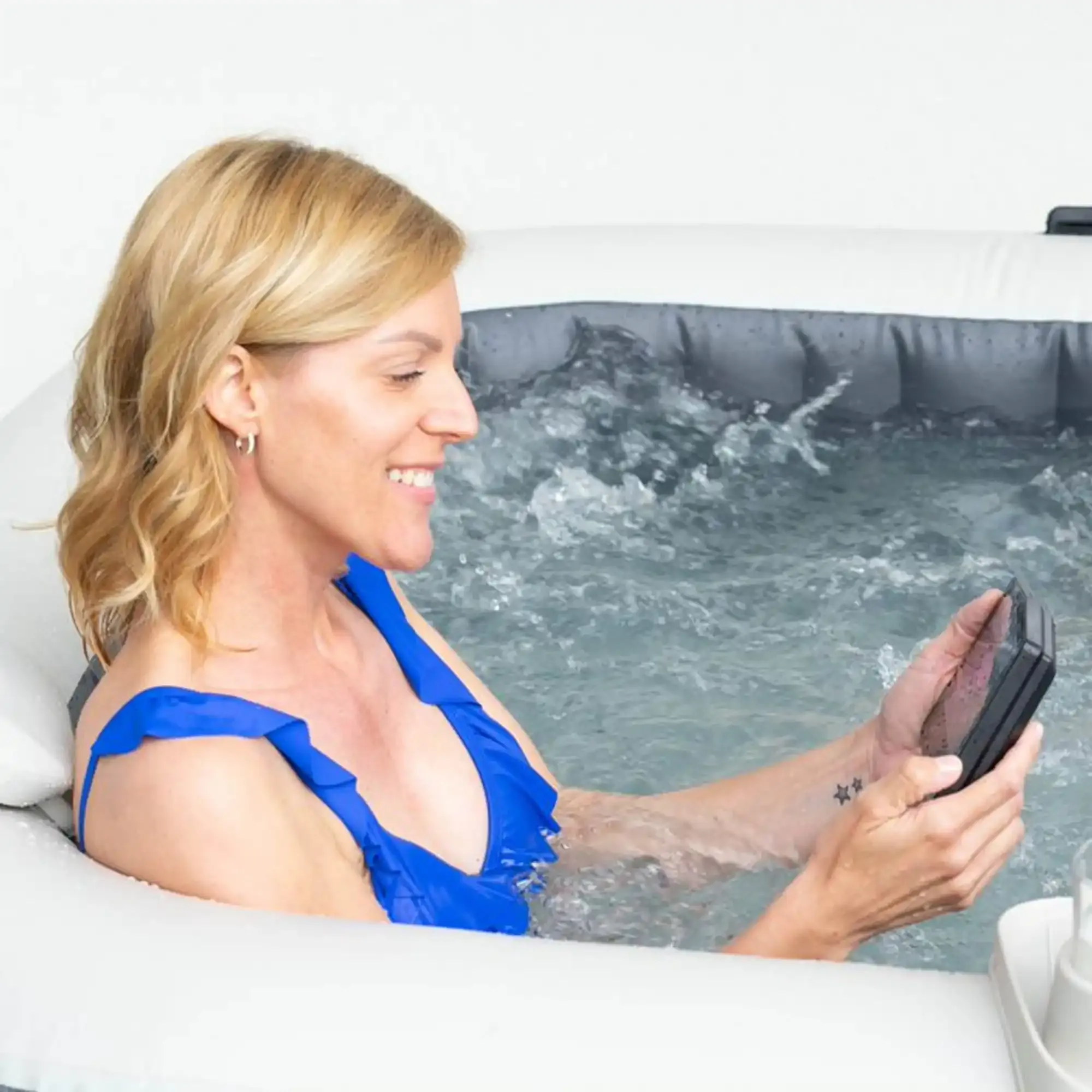 hidromasažni bazen greystone deluxe square bubble spa za 6 osoba - slika 4