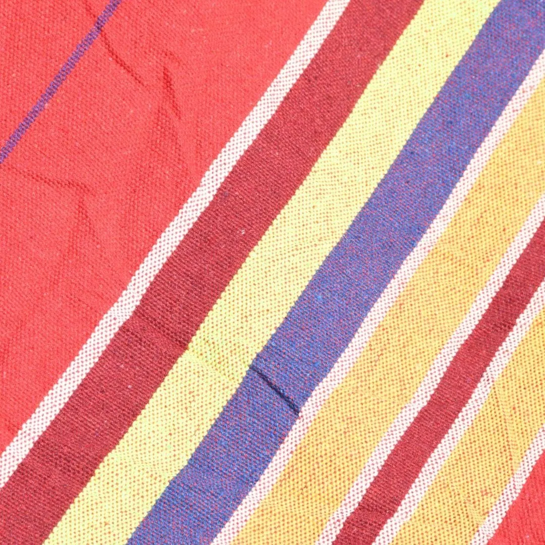viseća ležaljka (hammock) textil 200x100 cm crveno-žuta - slika 4