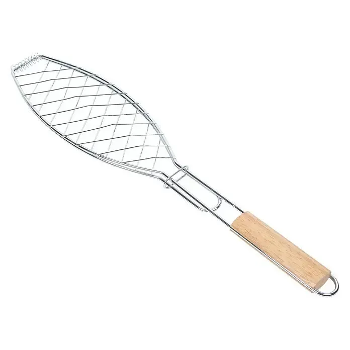 grill rešetka za pečenje ribe - 55,5 cm - slika 3