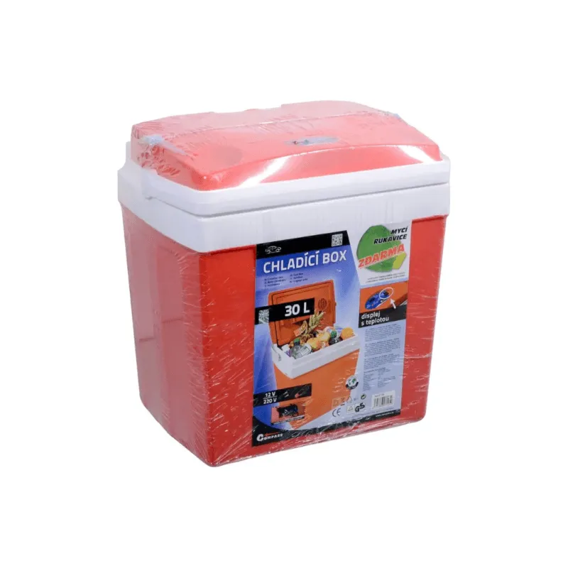 Prijenosni hladnjak crveni 30L 230V/12V - London