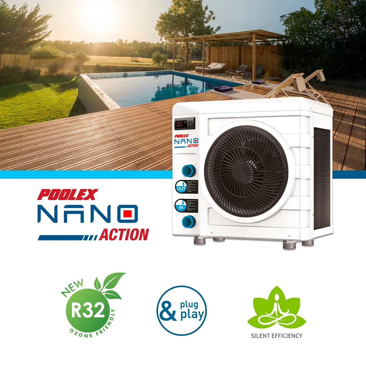 toplinska pumpa nano a3 kw (reverzibilna) - za bazene do 21 m³ - slika 4