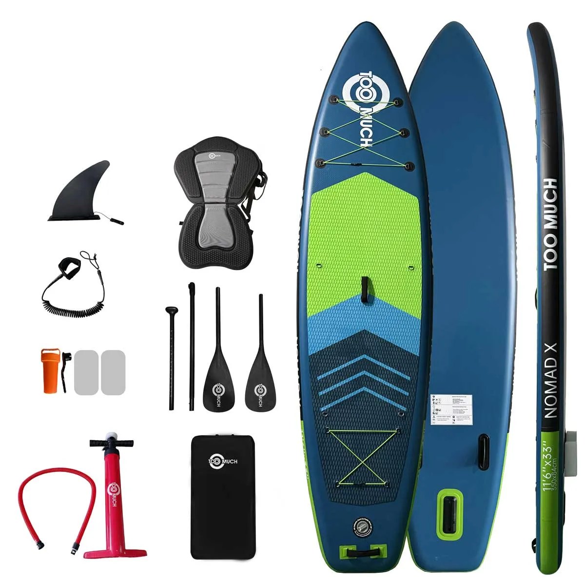 toomuch nomad x 11’6” 2u1 sup i kajak - slika 11