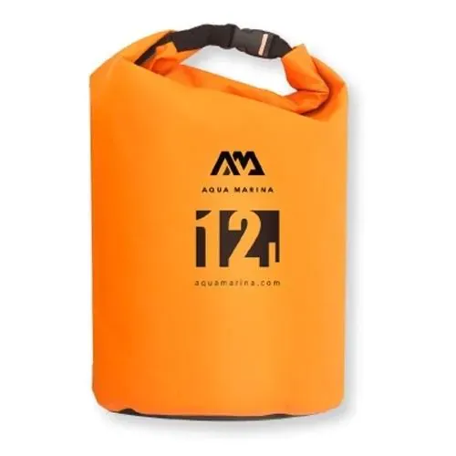 vodootporna torba aqua marina super easy dry bag 12l - narančasta - slika 4