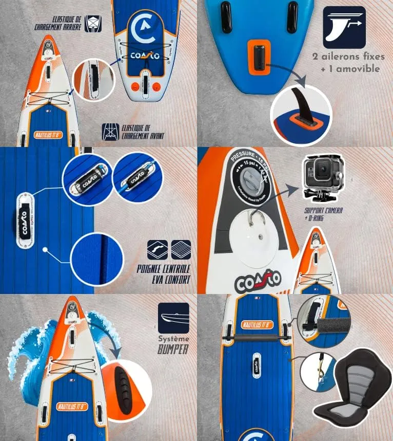 sup daska coasto nautilus 11′8” touring - slika 10