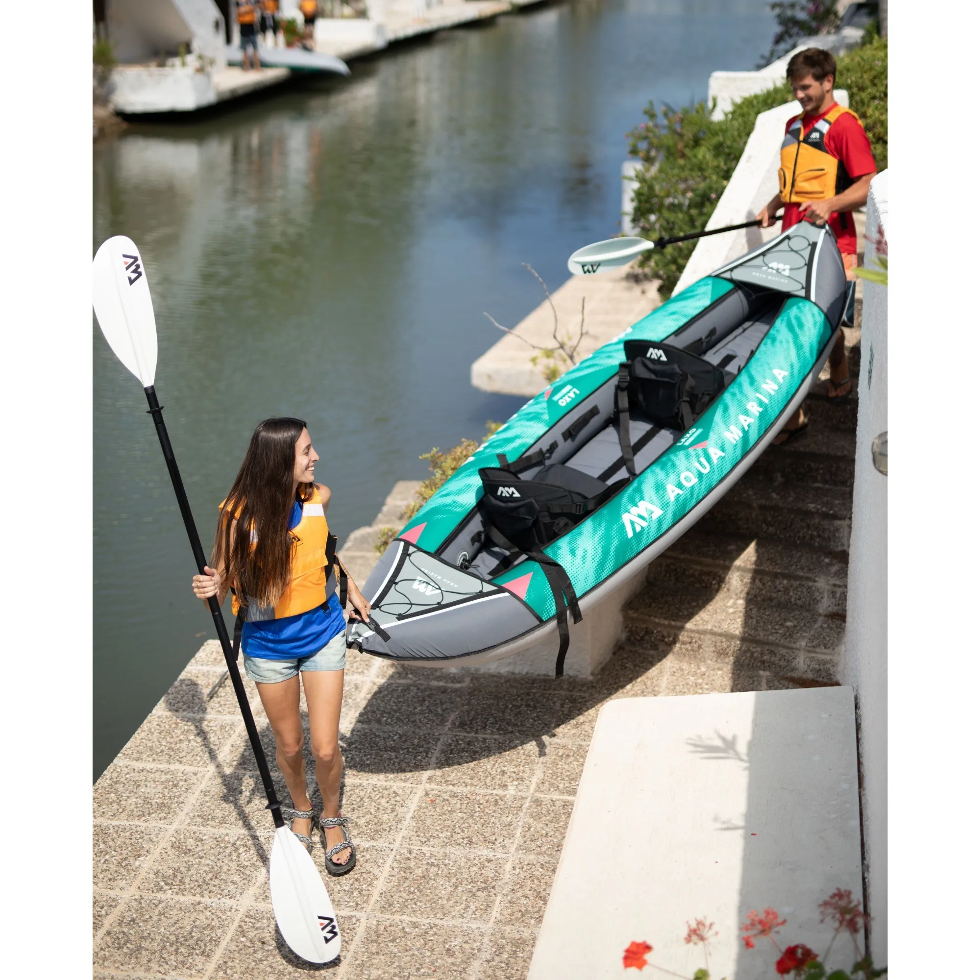 kajak na napuhavanje aqua marina laxo-320 10'6" za 2 osobe - slika 2