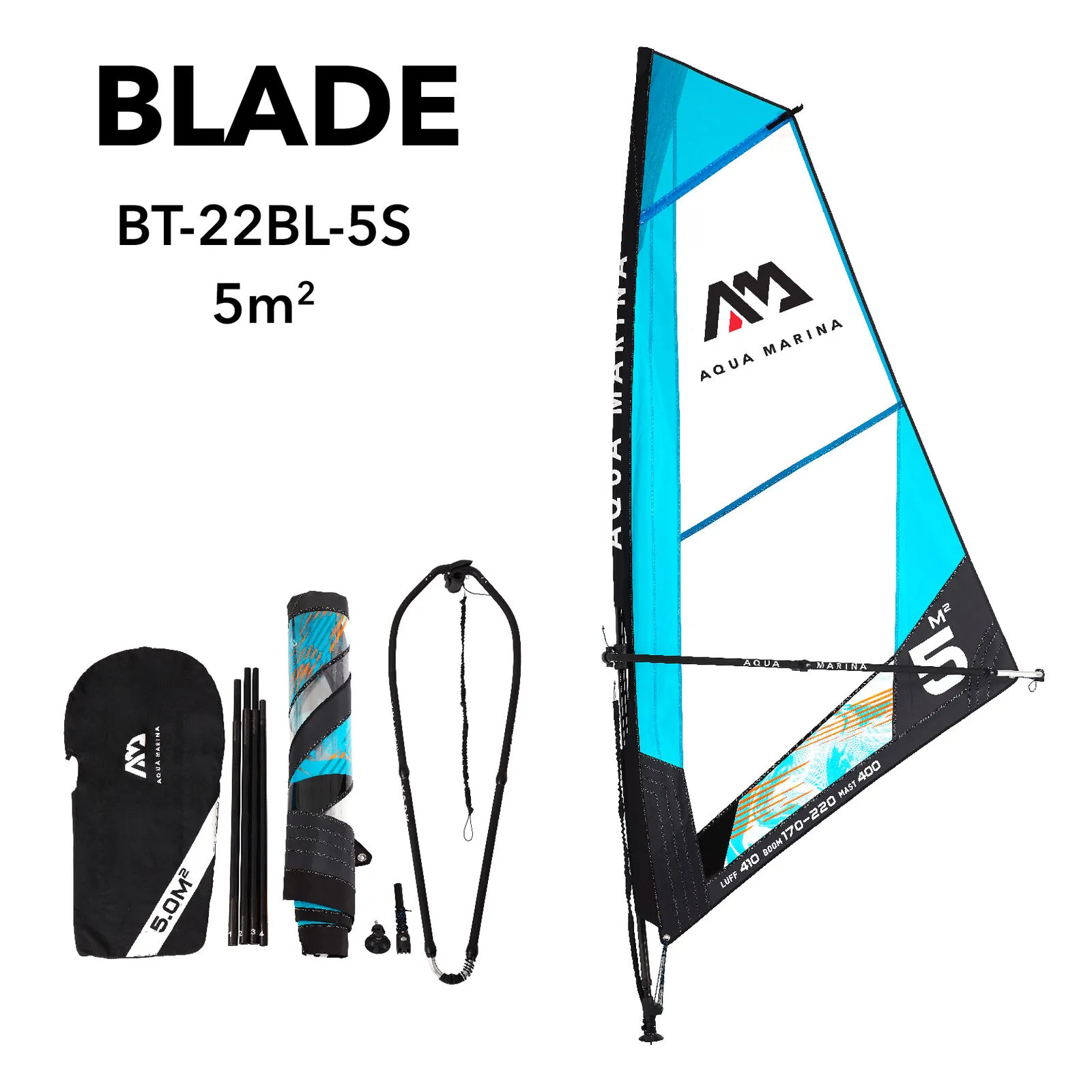 Aqua Marina Blade Sail Rig 5m2 - London