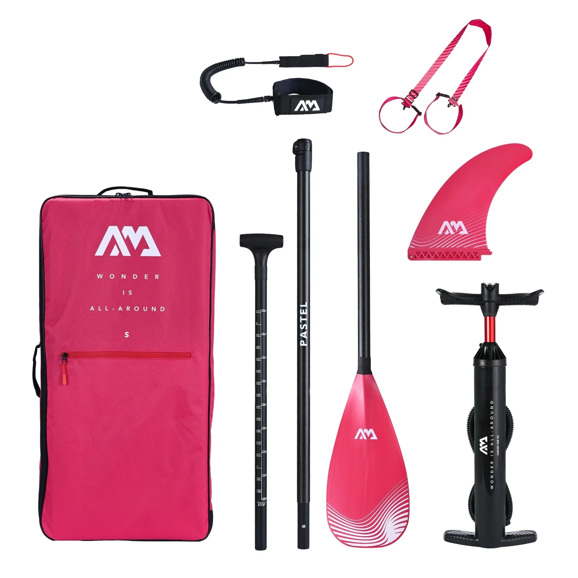 sup daska coral raspberry 10'2 s veslom by aqua marina - slika 8