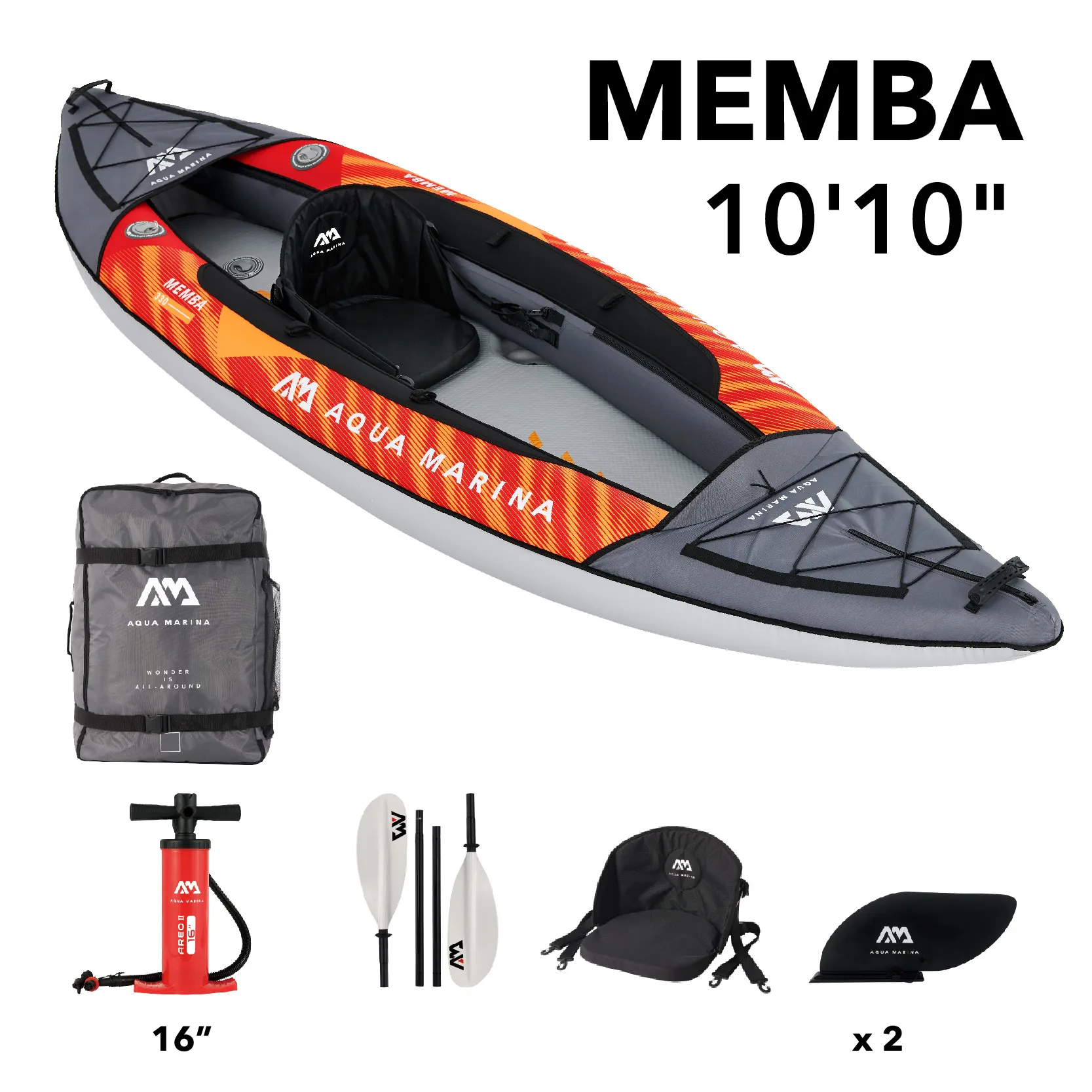 Kajak na napuhavanje Aqua Marina MEMBA-330 10’10” - London