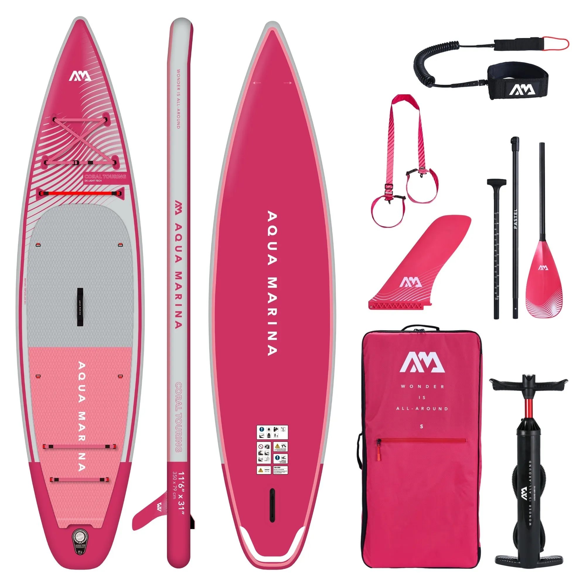 SUP Daska CORAL TOURING 11’6” Roza by Aqua Marina - London