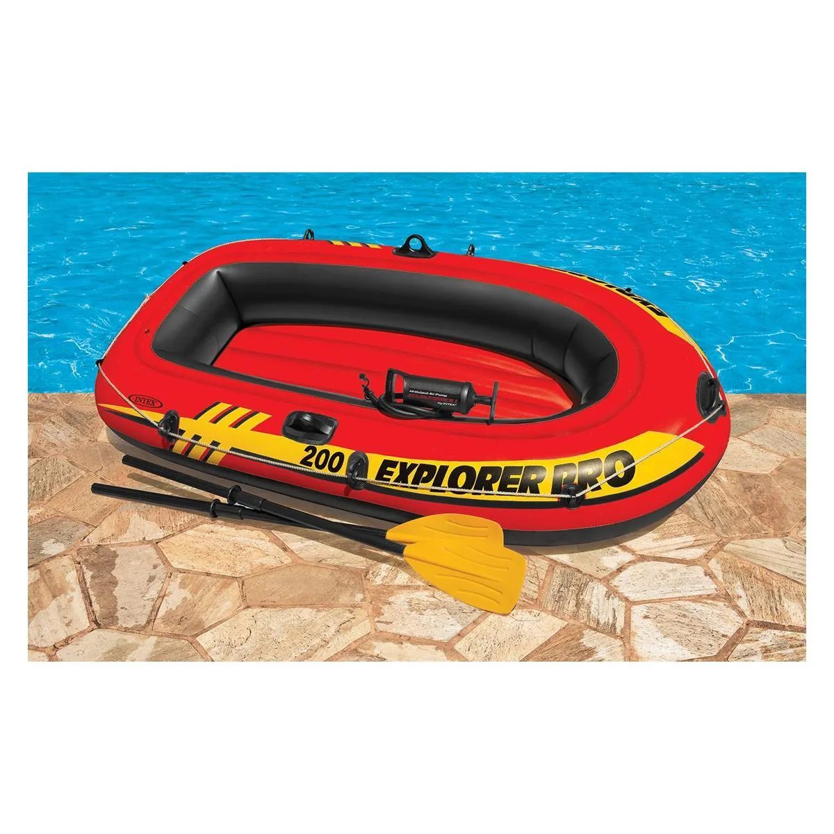 intex gumenjak explorer pro 200 + veslo 58357np - slika 3