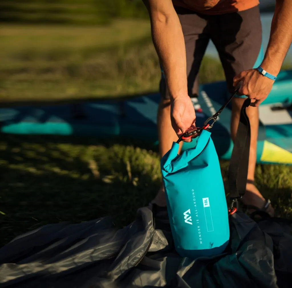 vodootporna torba aqua marina dry bag 10l - ljubičasta - slika 2